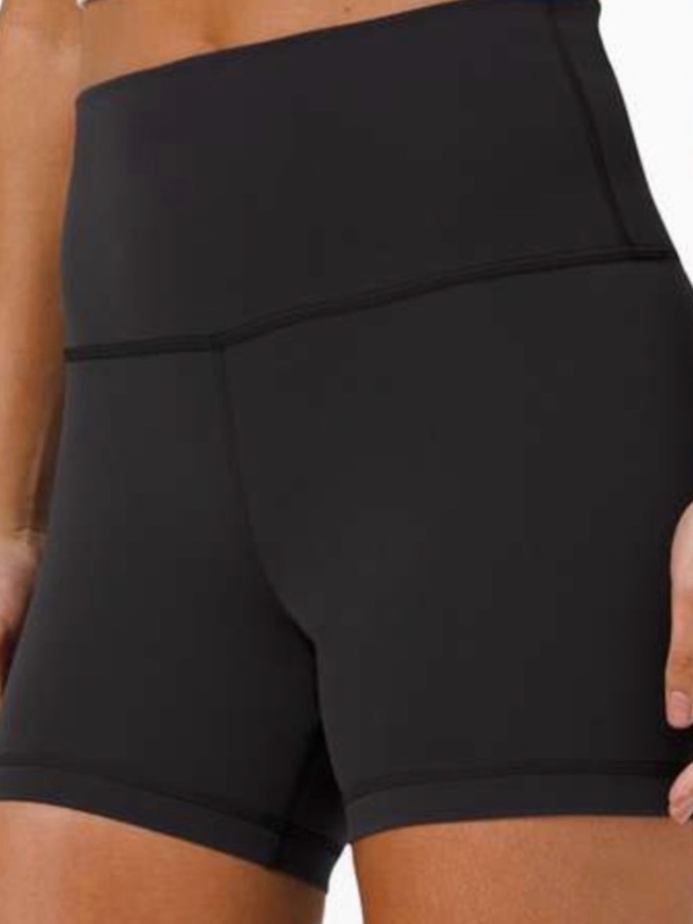Lululemon 4” Wunder Train High-Waist Black Women’s Performance Shorts